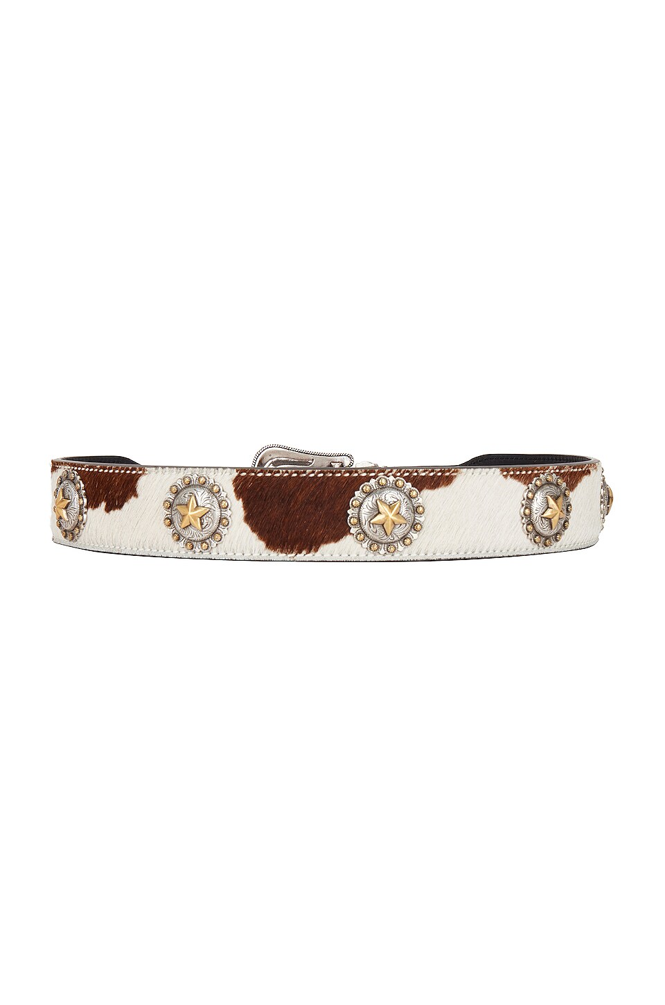KATE CATE Princesa Pony Belt in Cow Print