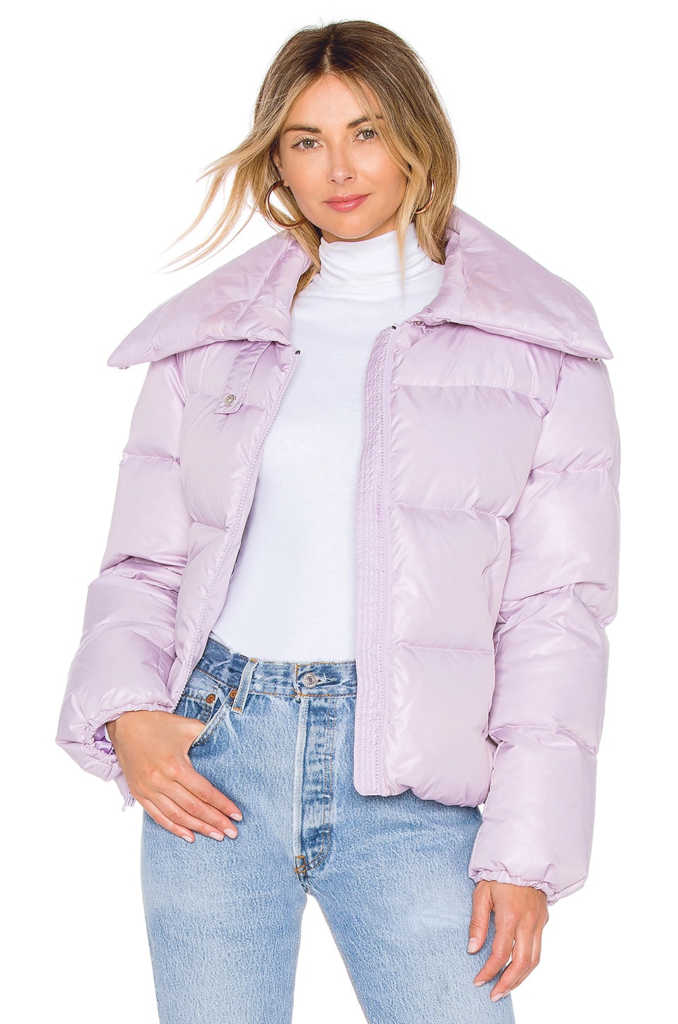 KENDALL + KYLIE Puffer Jacket in Lilac | REVOLVE