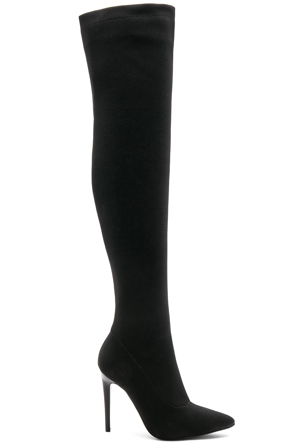 KENDALL + KYLIE Anabel Boot in Black Knit | REVOLVE
