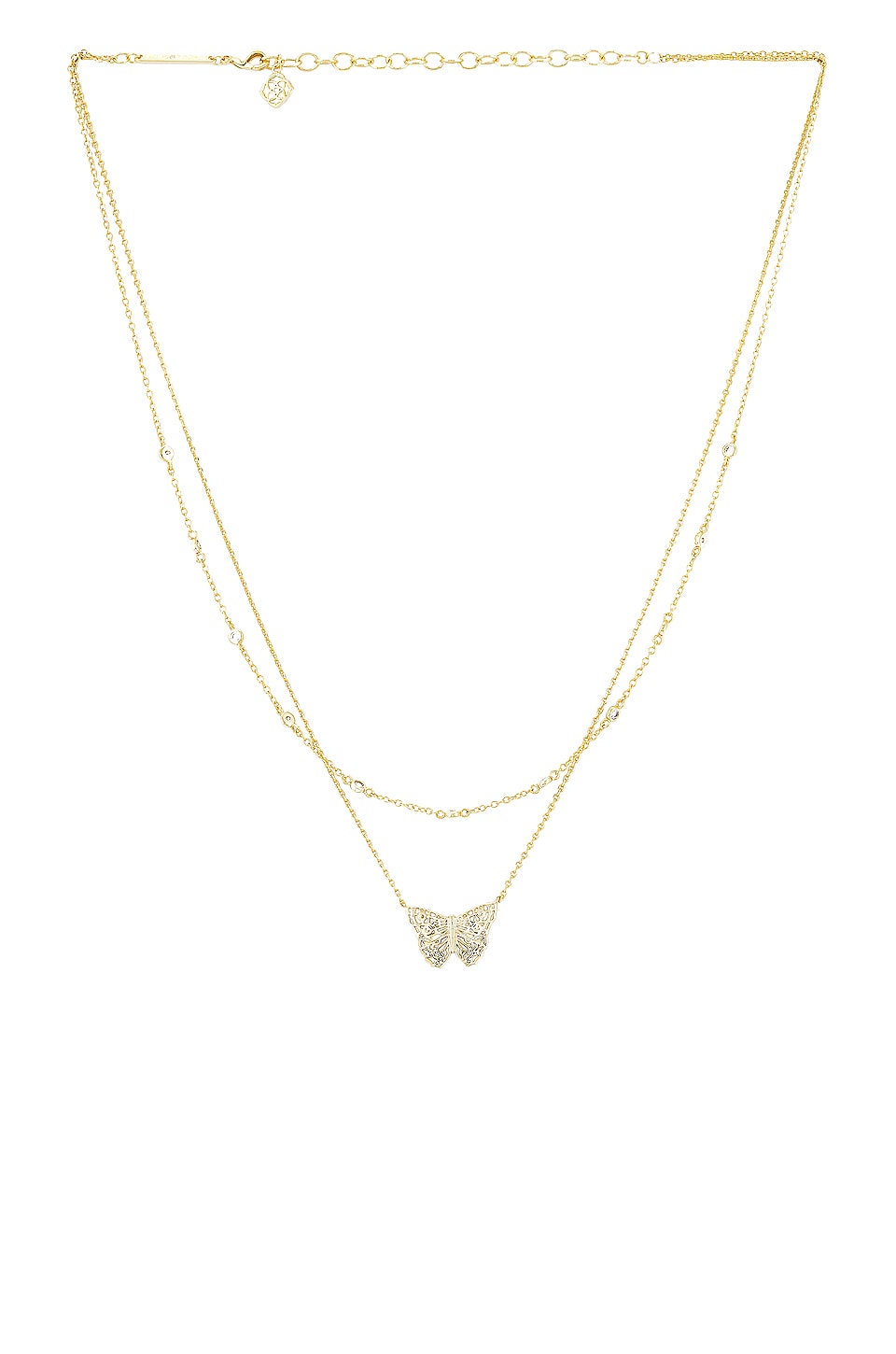 Kendra Scott Hadley Butterfly Necklace in Gold | REVOLVE