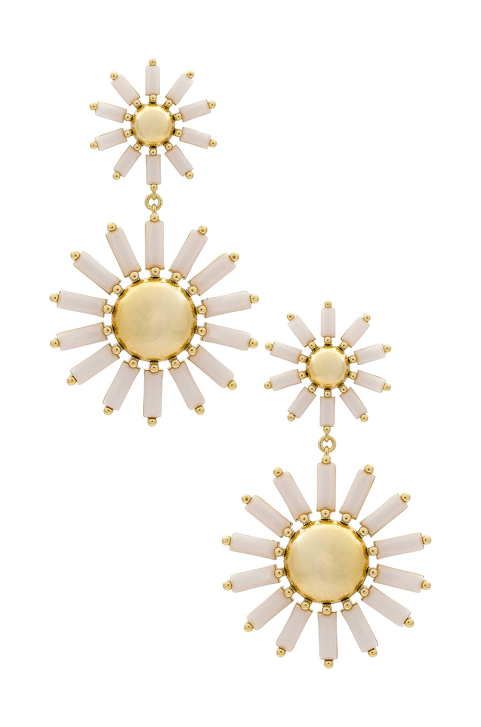 Kendra Scott Madison Daisy Earring in White Opaque | REVOLVE