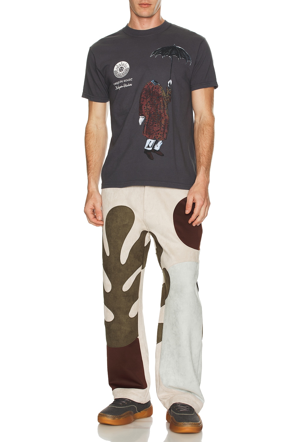 国内発送 KidSuper x Cirque Du Soleil No Head Tシャツ 黒色 KidSuper - Cirque Du Soleil No Head T-shirt | HBX - Globally