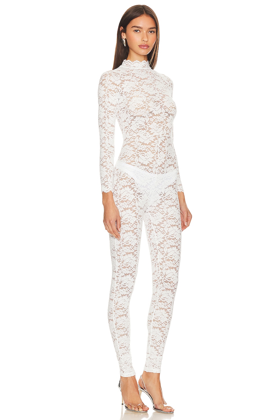 Kim Shui Lace Jumpsuit in White
