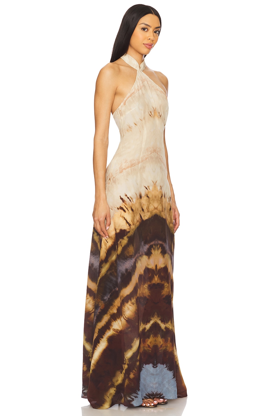 Kim Shui Silk Halter Dress