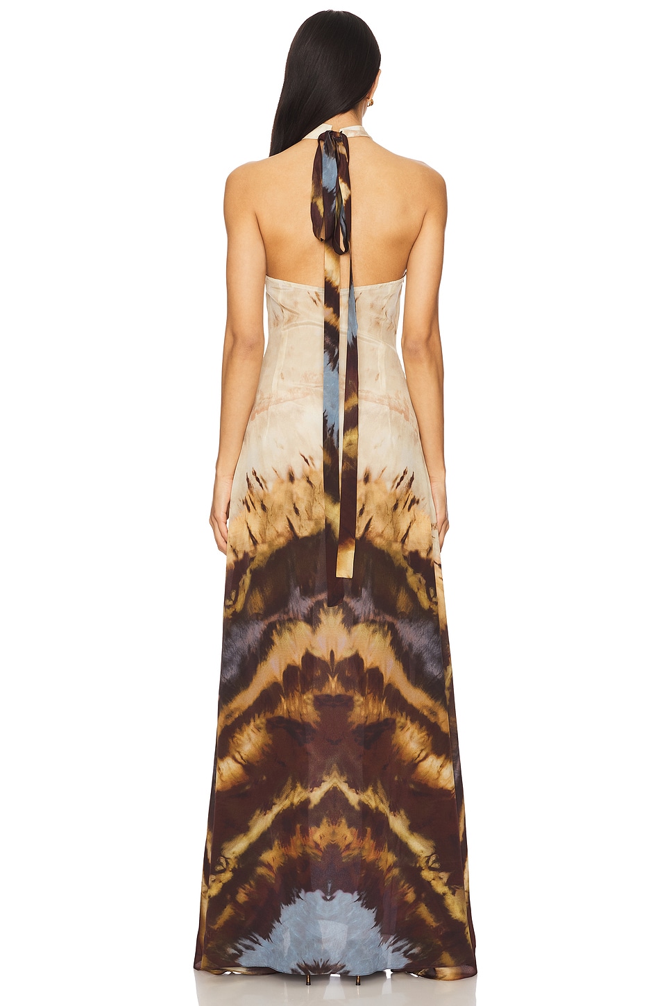Silk Halter Dress