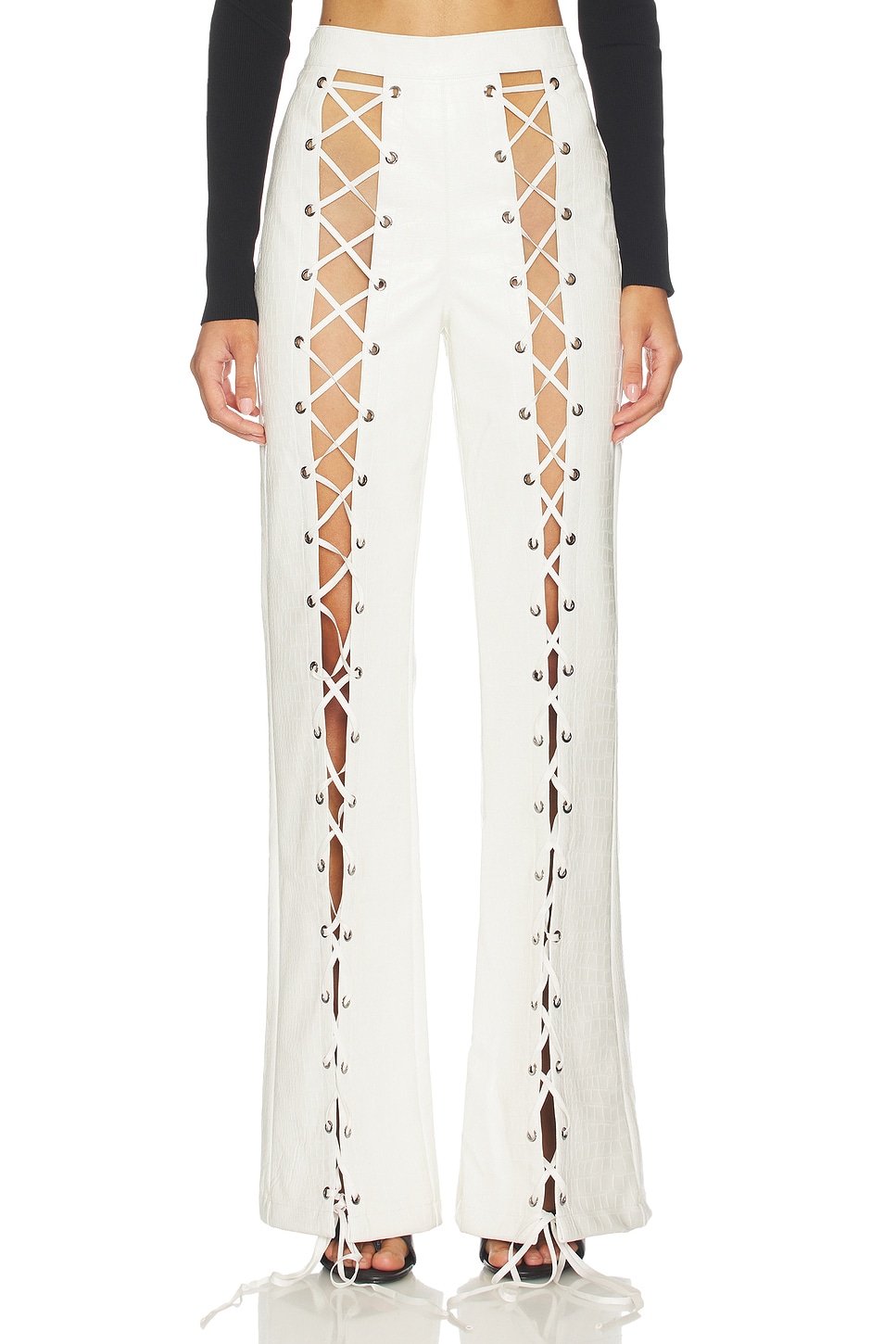 Croc Lace Up Pant - thumbnail 2
