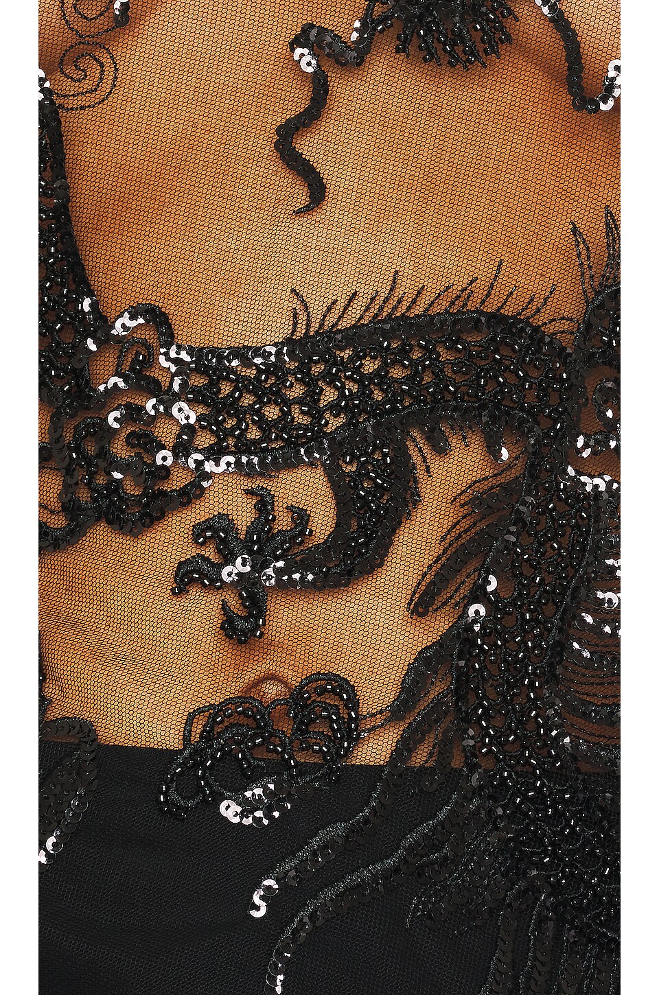 beaded dragon dress Champagne Beaded 20s Prom Dresses Long Sleeve Evening Dress 22137 Champagne / US16