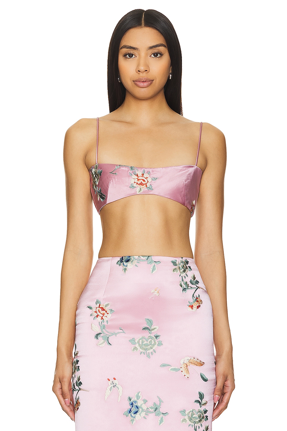 Kim Shui BRALETTE BORDADO in Pink REVOLVE