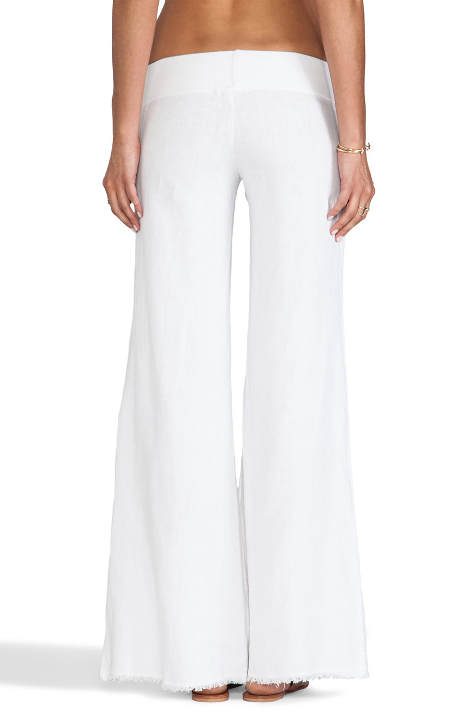 white linen pants women