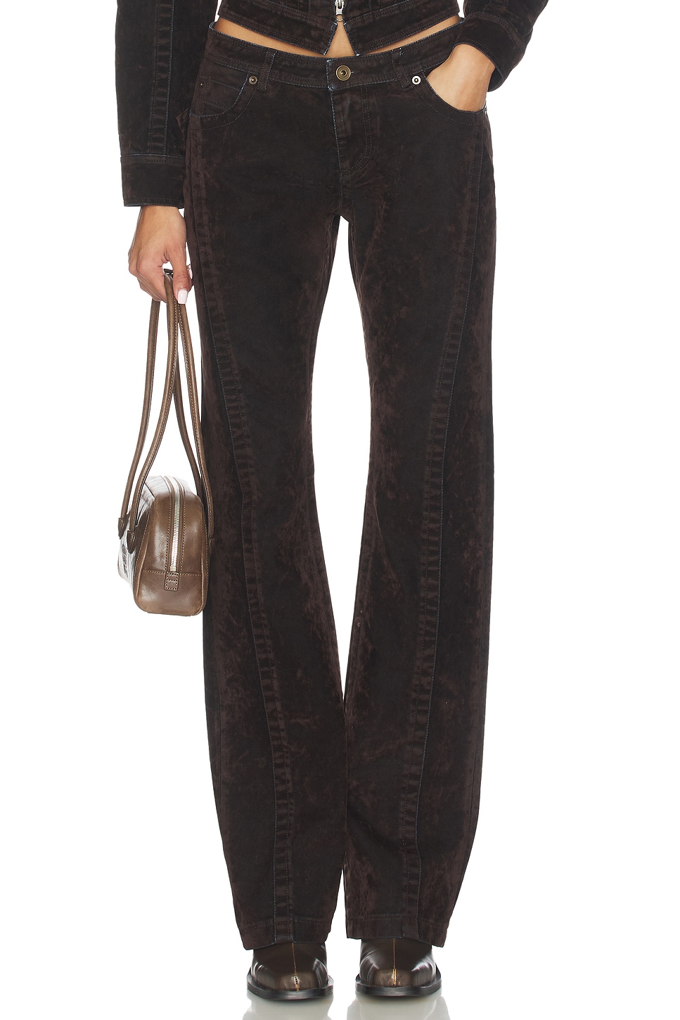 Flock Denim Trousers - thumbnail 2