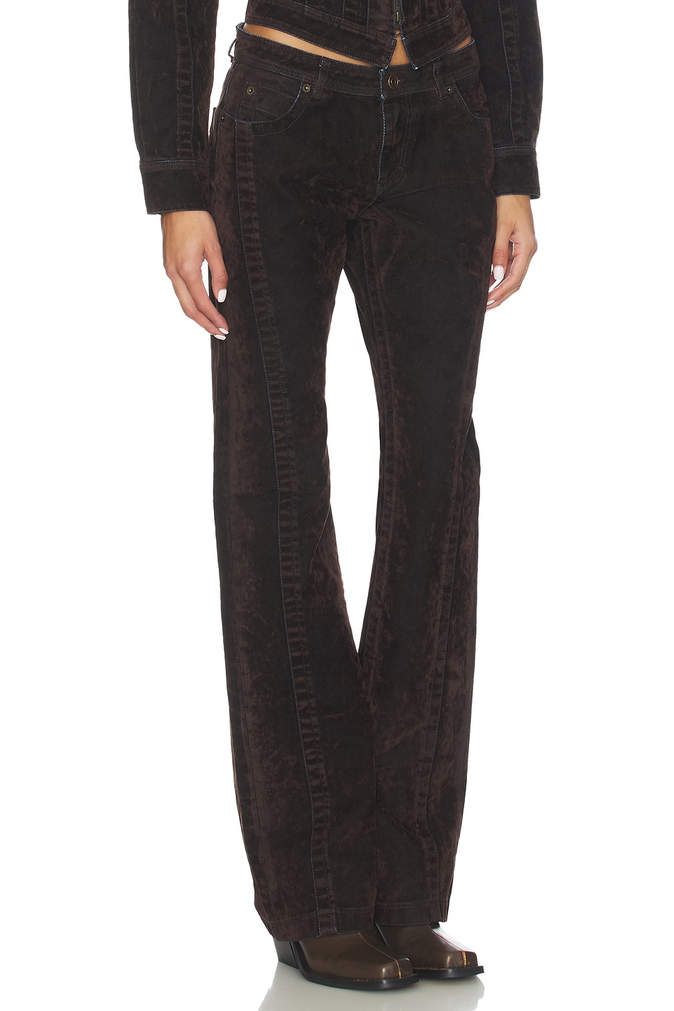 Flock Denim Trousers - thumbnail 3
