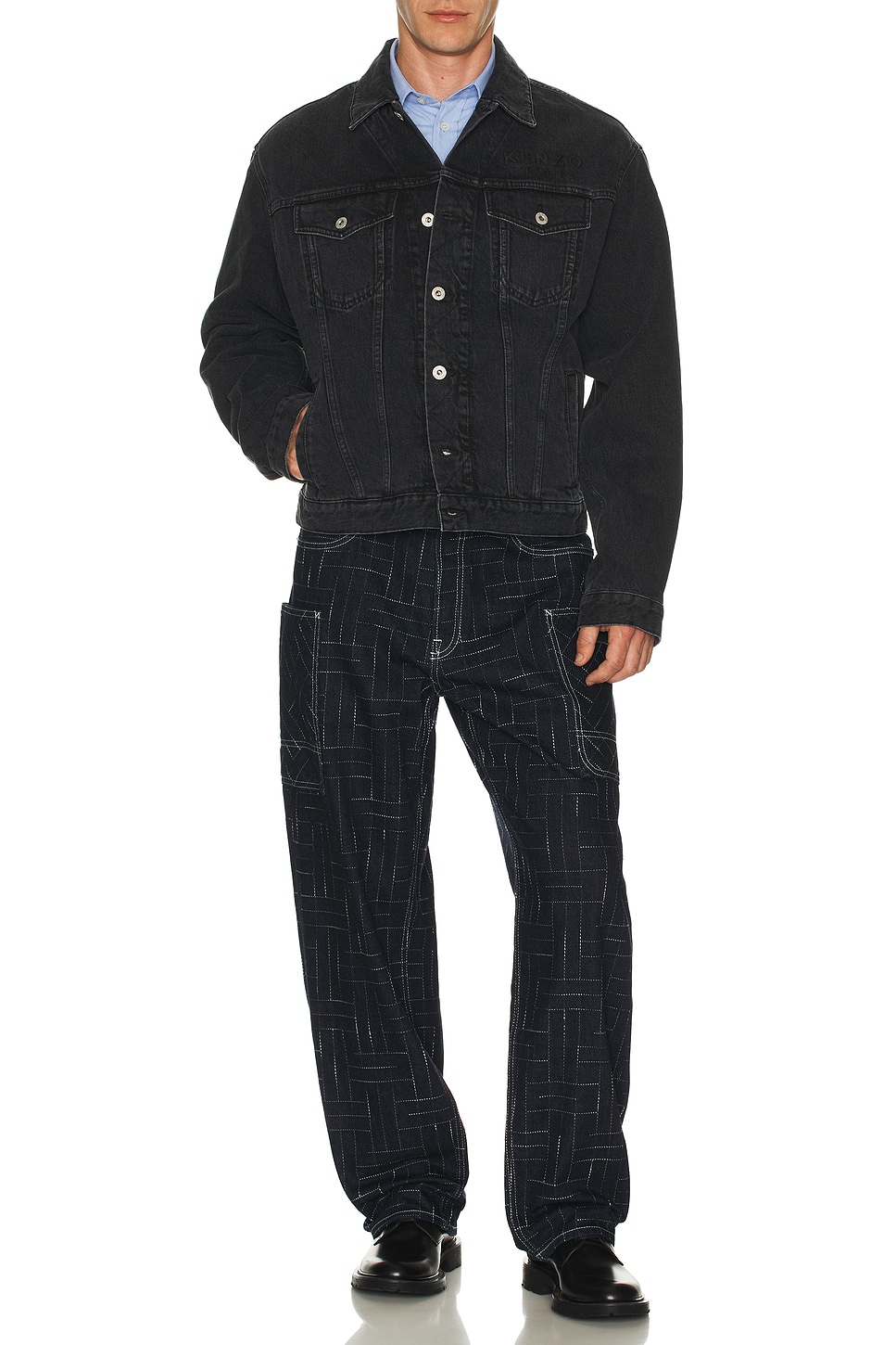 Weave Cargo Monkey Fit Jeans - Thumbnail 5