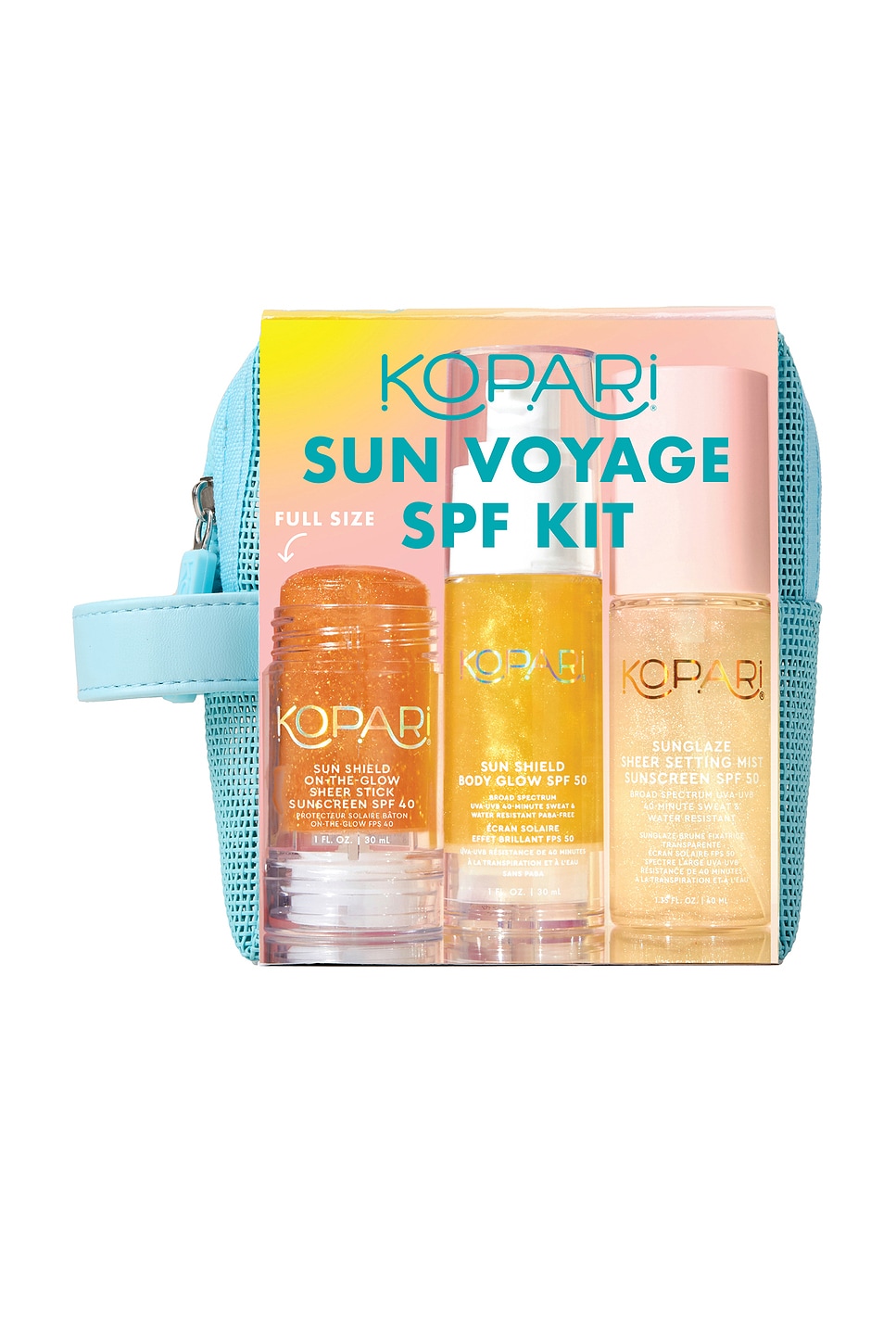 ÉCRAN SOLAIRE SUN VOYAGE SPF KIT