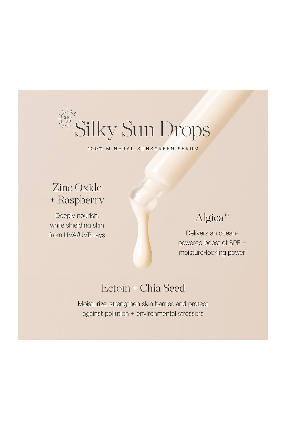 Silky Sun Drops 100% Mineral Sunscreen Serum SPF 30 - thumbnail 3
