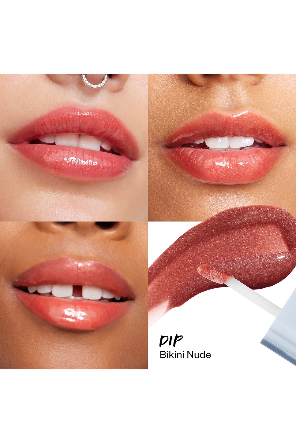 Kosas Wet Lip Oil Plumping Treatment Gloss in Dip