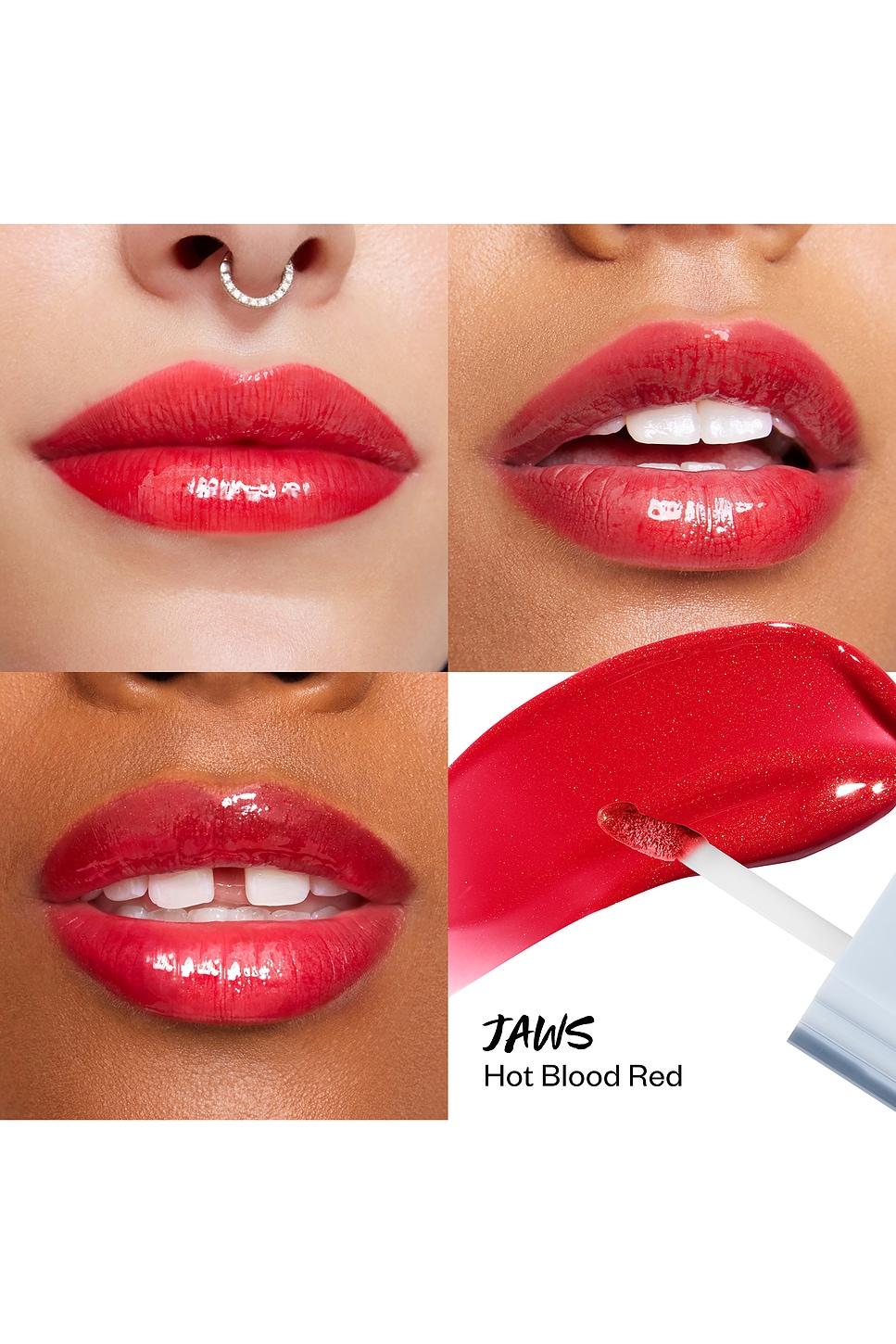 Kosas Wet Lip Oil Plumping Treatment Gloss in Jaws