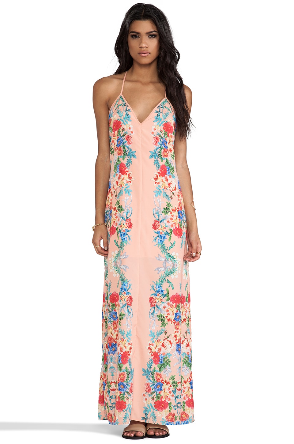 keepsake Botanic Maxi in Botanical Peach Print | REVOLVE