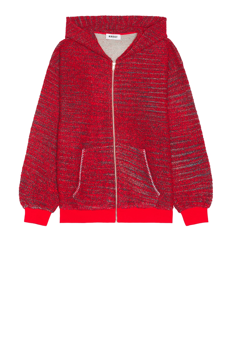 トップス THE RED THERED S w zip hoodie long THEREDTHREAD / ザレッドスレッド】S w zip hoodie long
