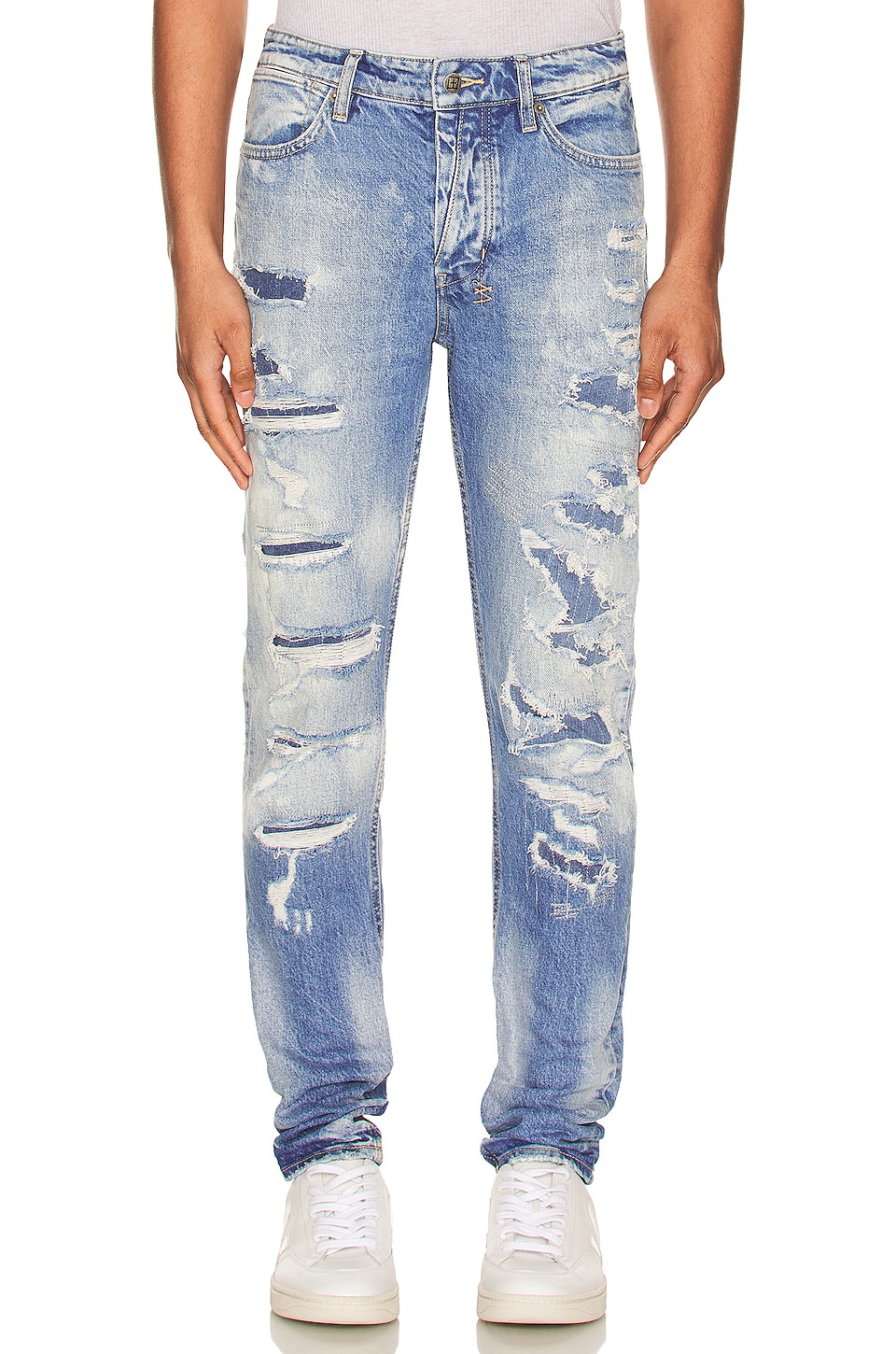 Ksubi Van Winkle Tektonik Dialled Skinny Jean in Denim | REVOLVE