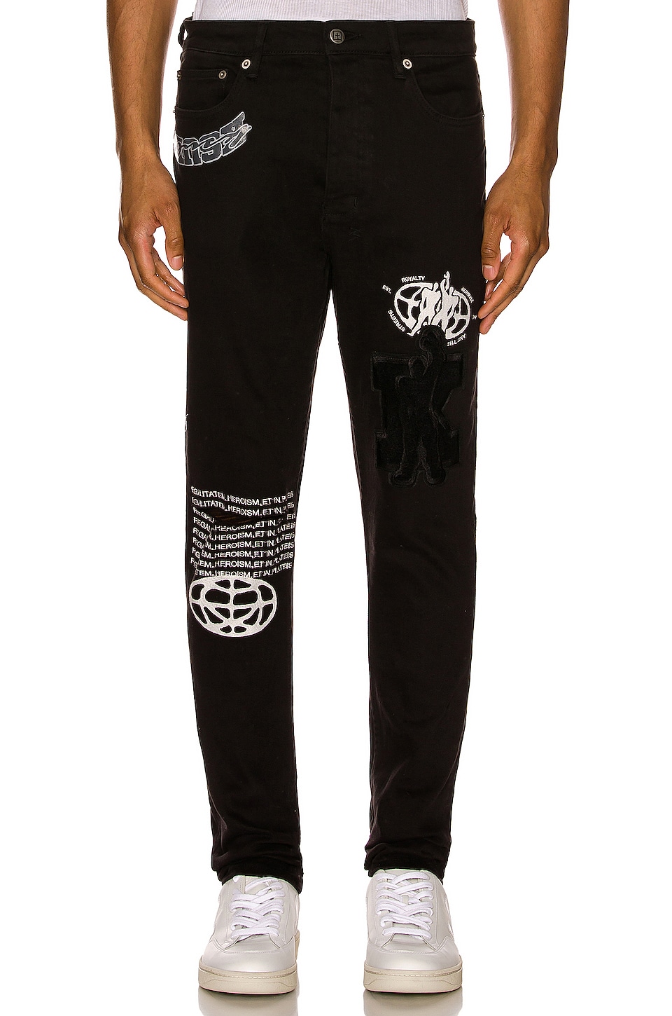 Ksubi Chitch K Patch Ace in Black