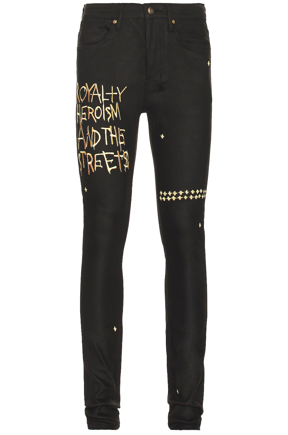 Ksubi Van Denim Winkle Pant in black