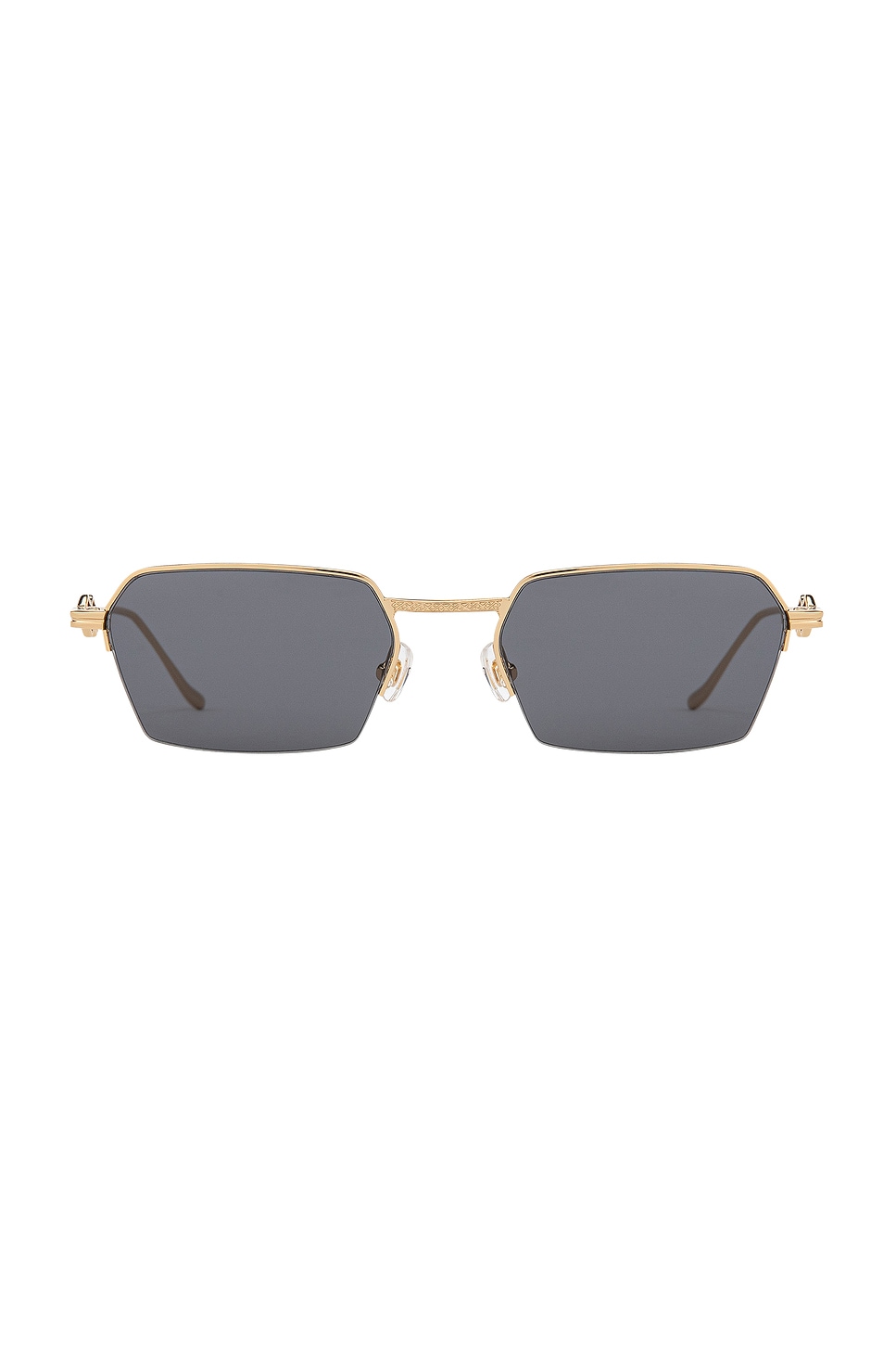 Karen Wazen Alex Sunglasses in Gold REVOLVE