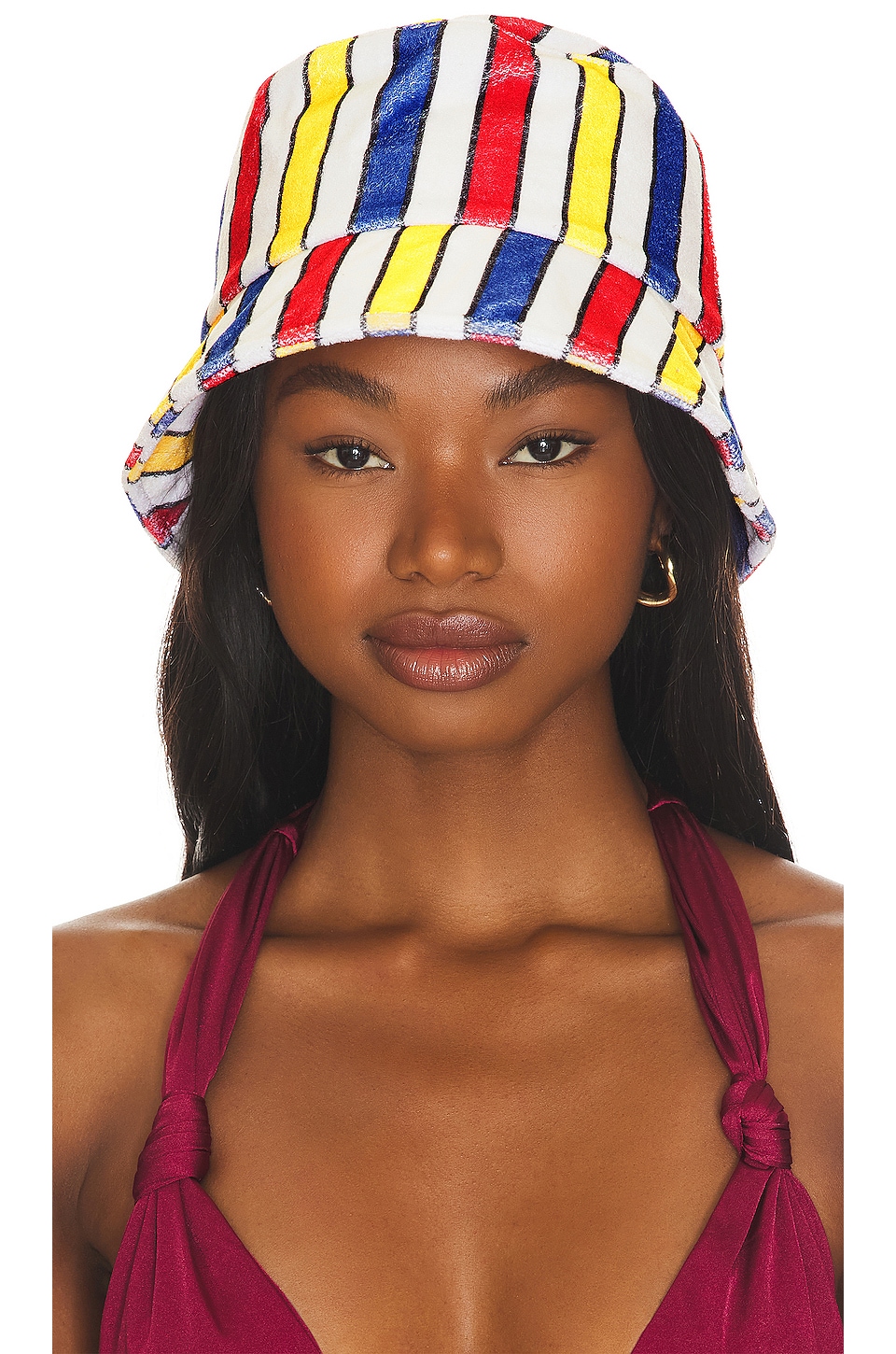 Lack of Color Shore Bucket Hat in Terry Stripe | REVOLVE