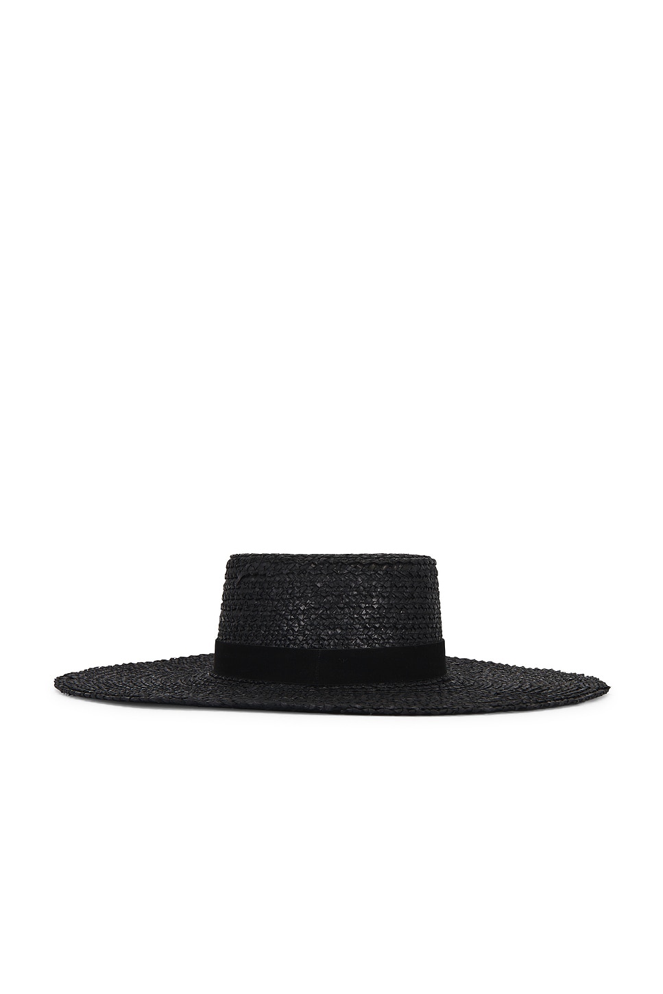 Lack of Color Mira Wide Boater Hat in Black | REVOLVE