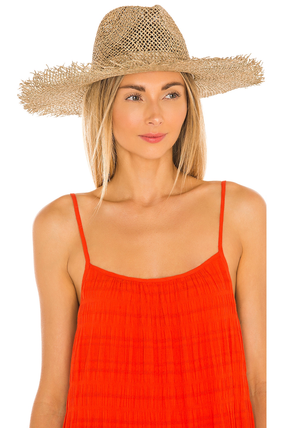 Lack of Color Sunnydip Fray Fedora in Seagrass