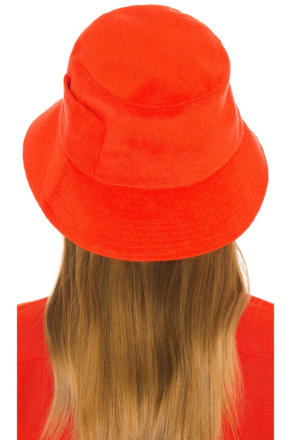 Lack of Color Wave Terry Bucket Hat in Cherry Red | REVOLVE