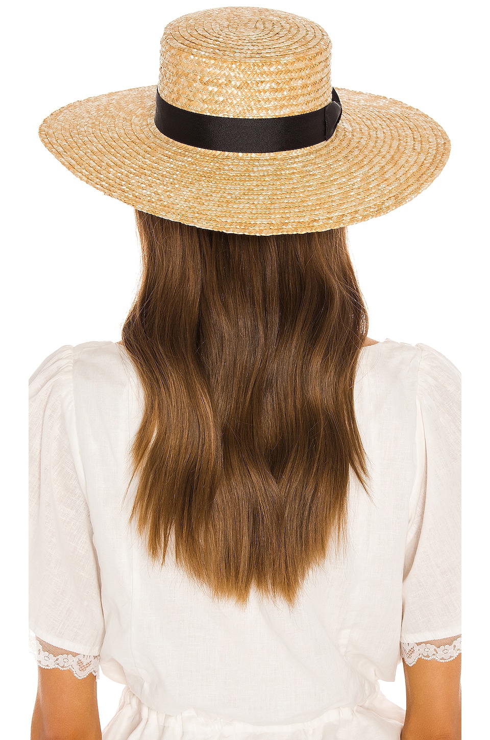 Lack of Color The Spencer Wide Brimmed Boater in Natural Woven Straw