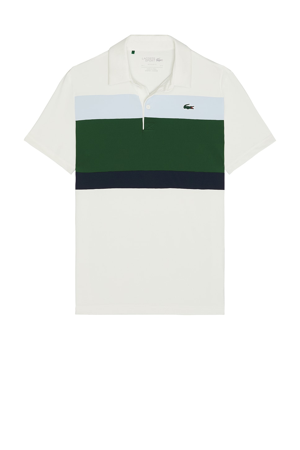 Lacoste Regular Fit Stretch Jersey Golf Polo en Flour Green