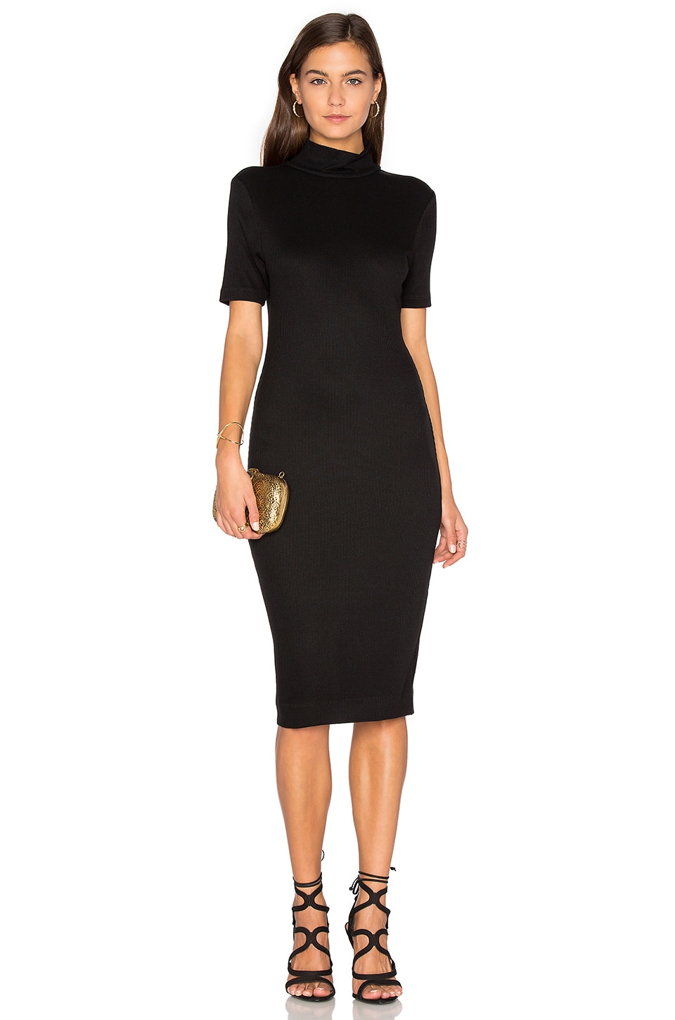 L'agence - Women - Black Amilia Wrap Dress main image 1
