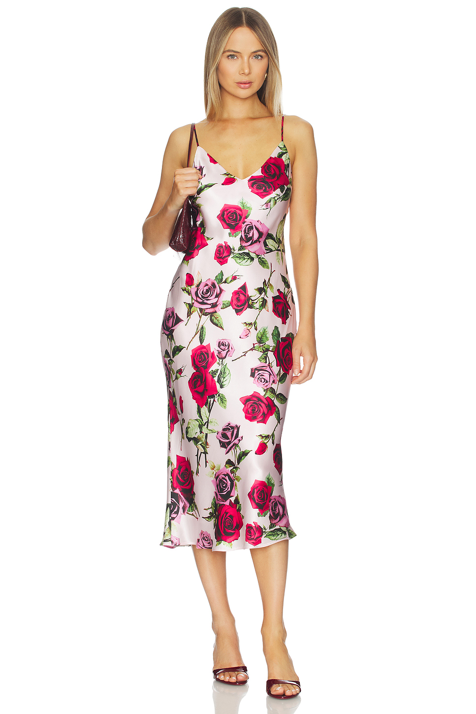 mother of the bride dress pink Sheath Blush Long Lace Mother Of The Bride Dress with Sleeves US6 / Blush