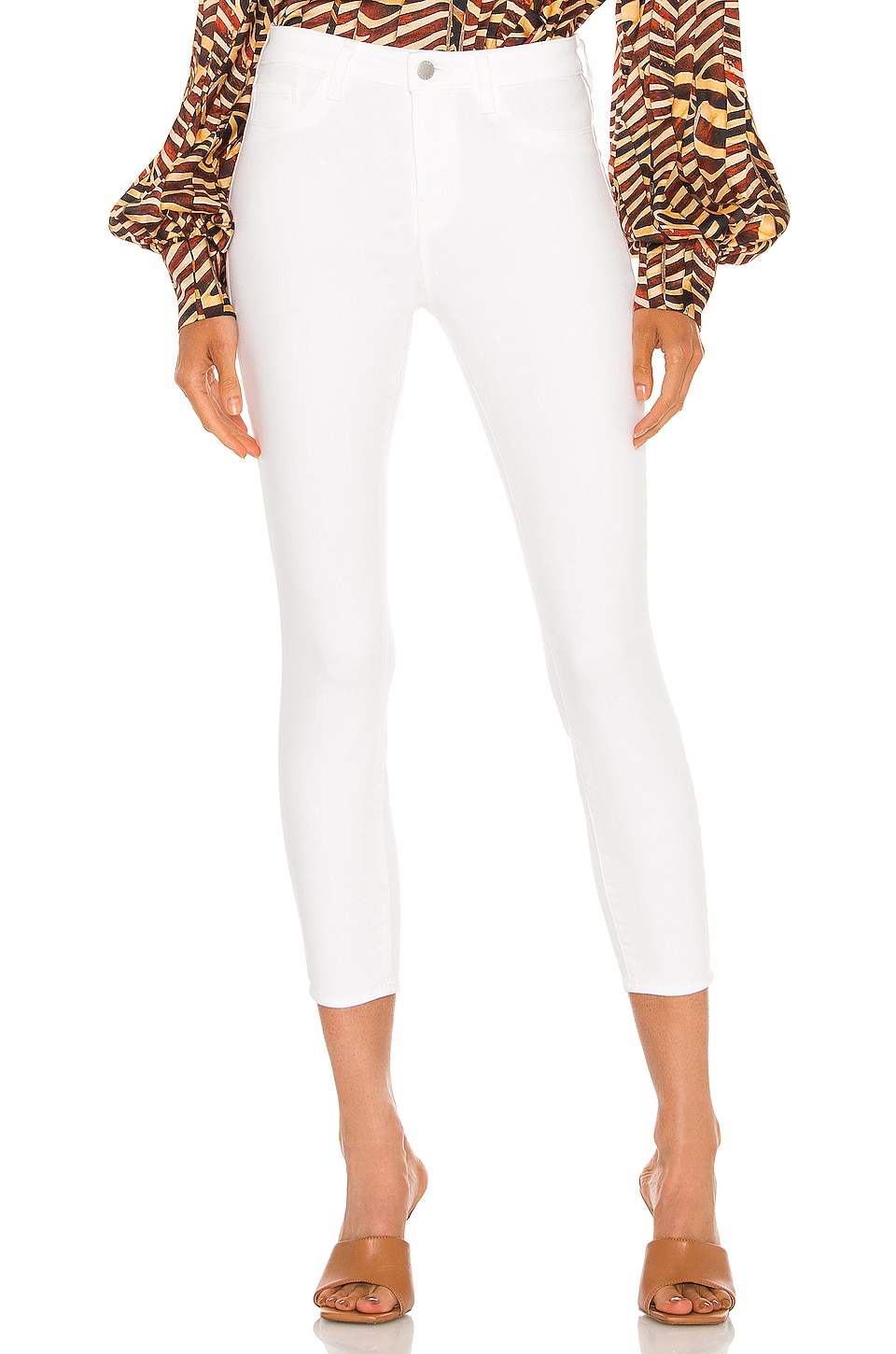 L'AGENCE Margot High Rise Skinny Biscuit