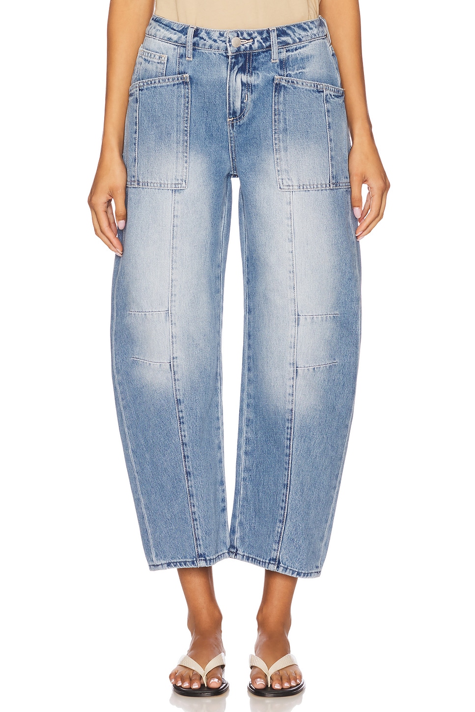 L'AGENCE Cody Rodeo Wide Leg in Cristo REVOLVE