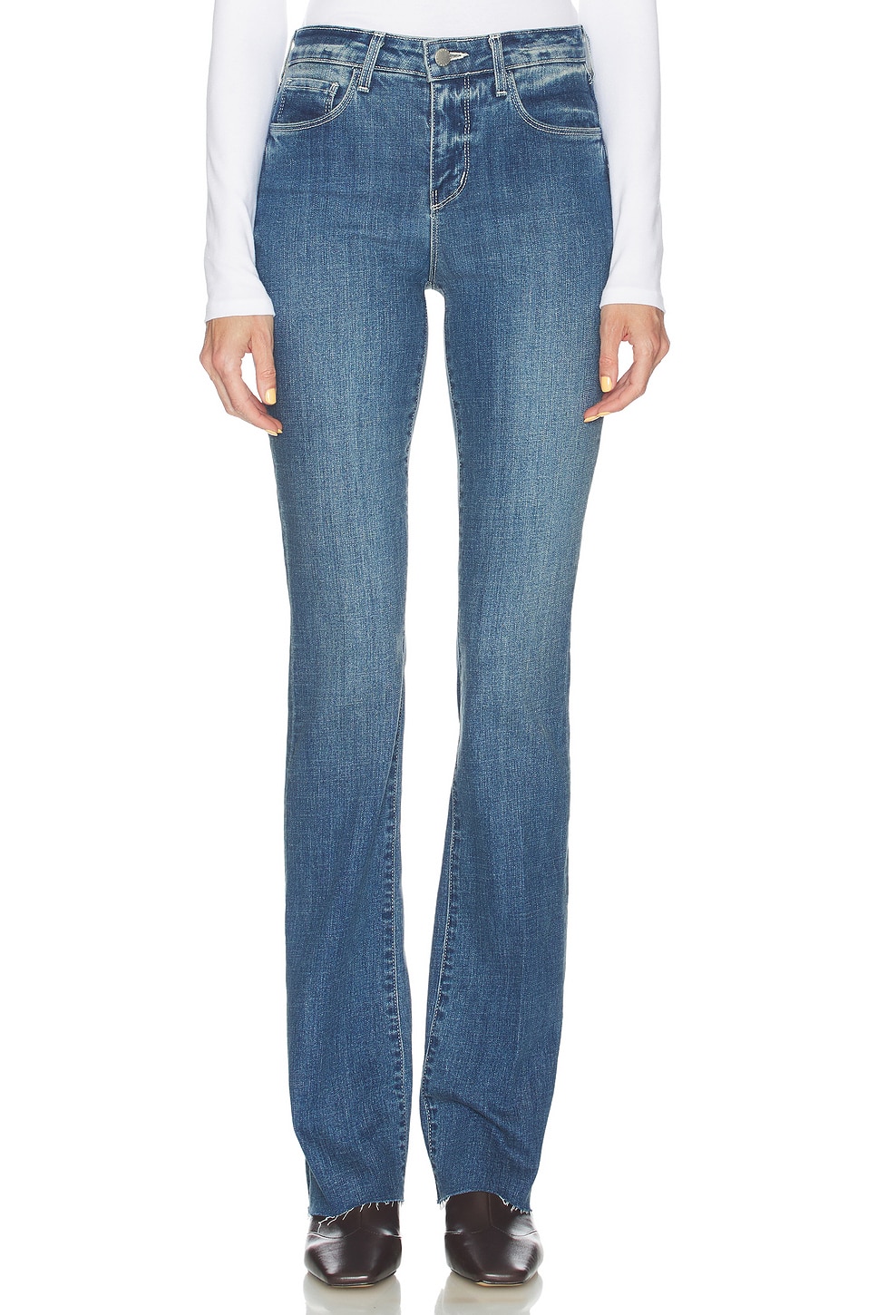 L'AGENCE Ruth High Rise Straight Jean