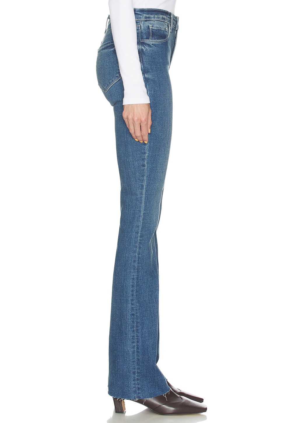 L'AGENCE Ruth High Rise Straight Jean