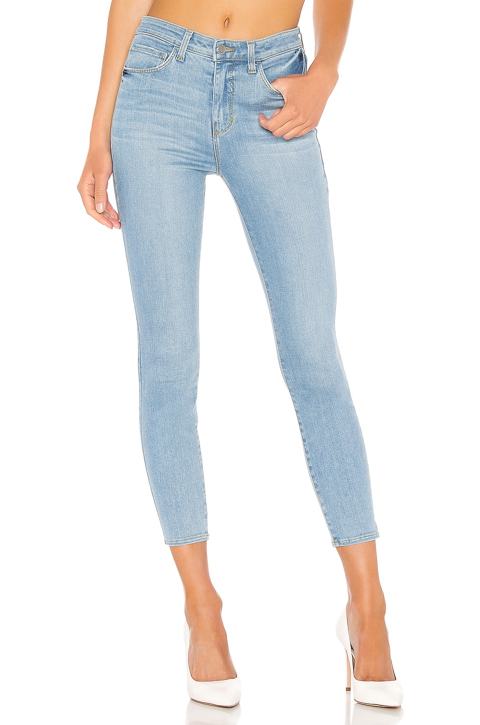 L’AGENCE MARGOT HIGH-RISE SKINNY IN CASCADE FROM