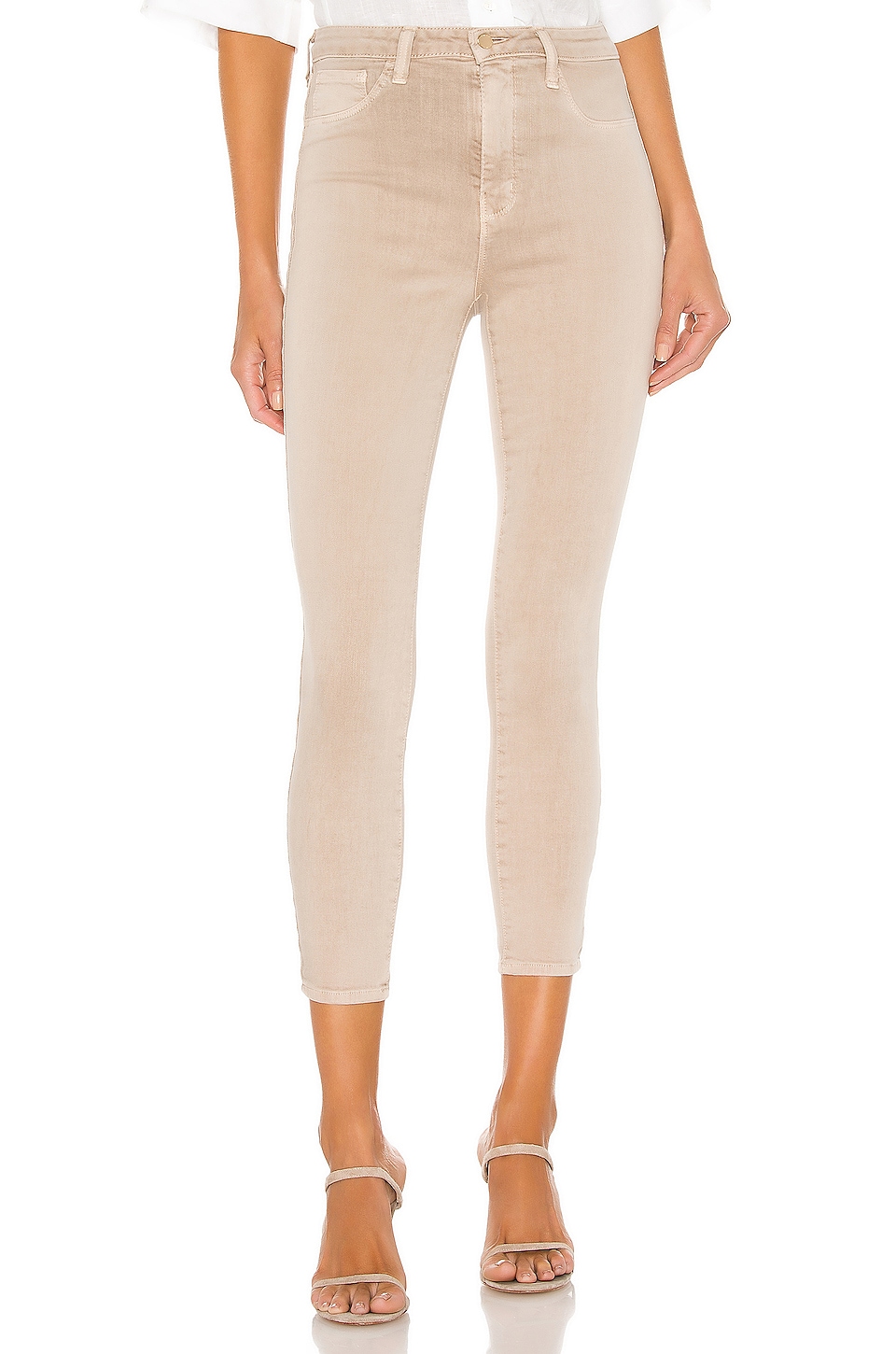 L'AGENCE Margot High Rise Skinny Biscuit