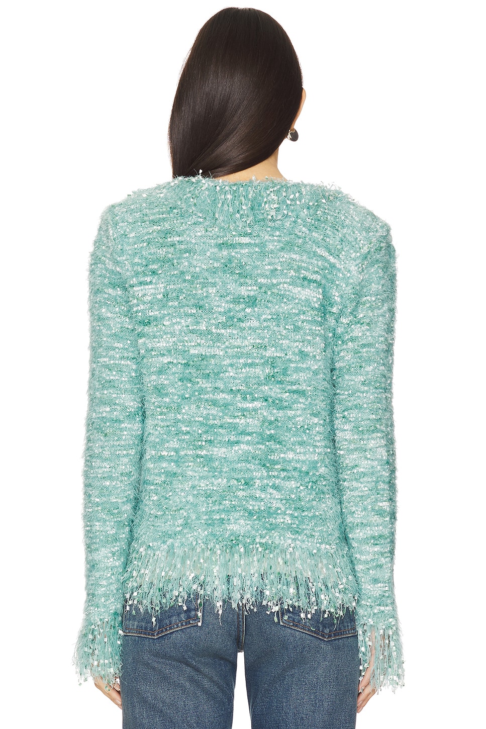 L'AGENCE Azure Cardigan Blazer