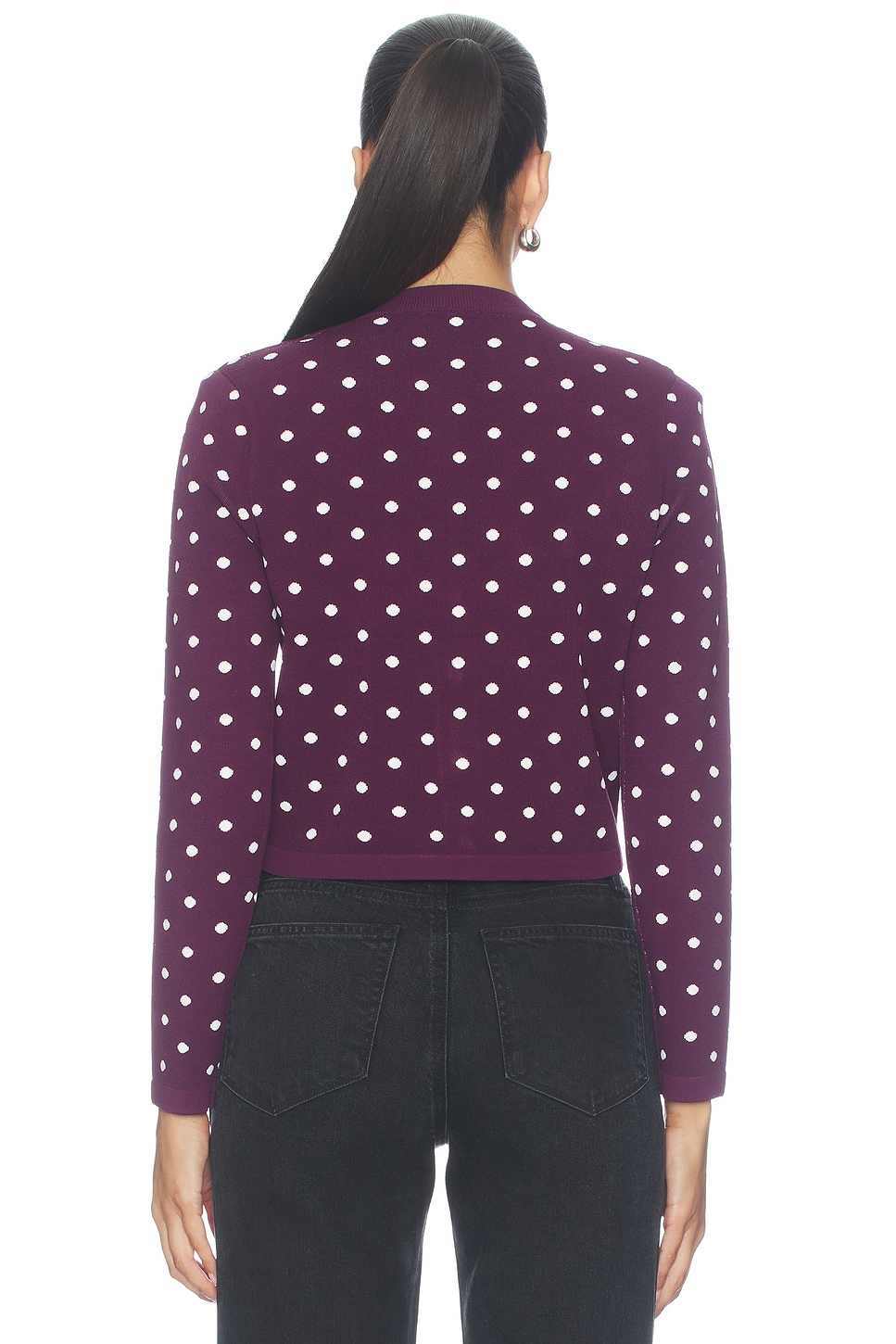 L'AGENCE Kota Jacquard Cardigan