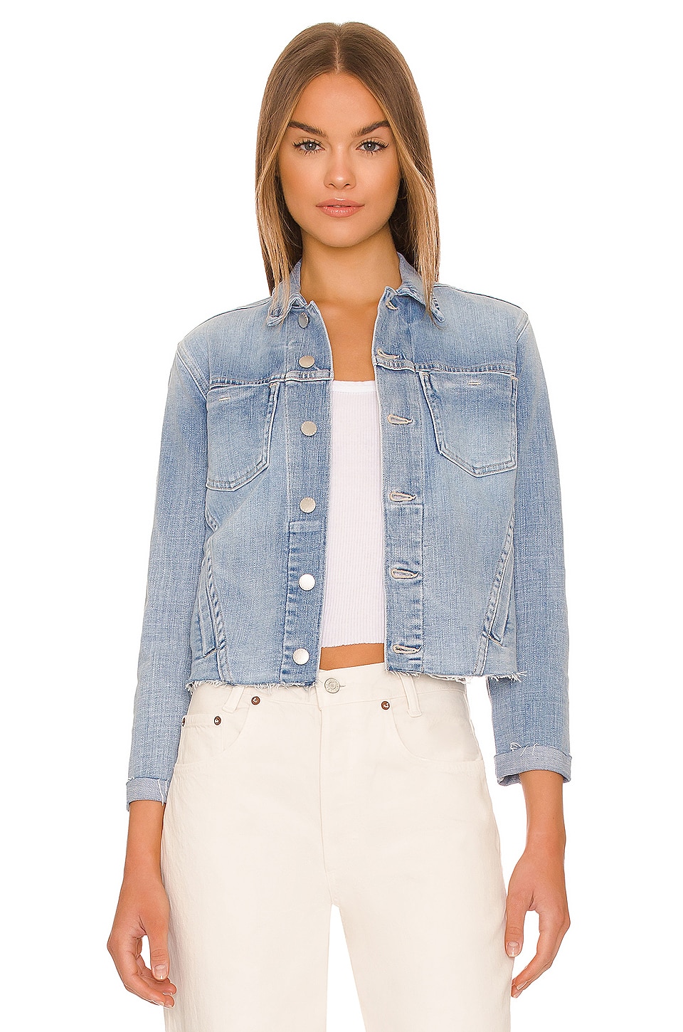 L'AGENCE Janelle Slim Jacket in Highland | REVOLVE