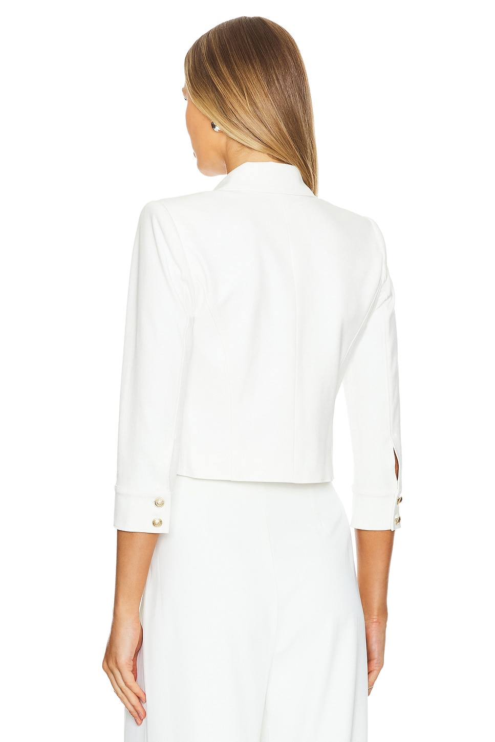 Kumi Cropped Fitted Jacket - Thumbnail 3