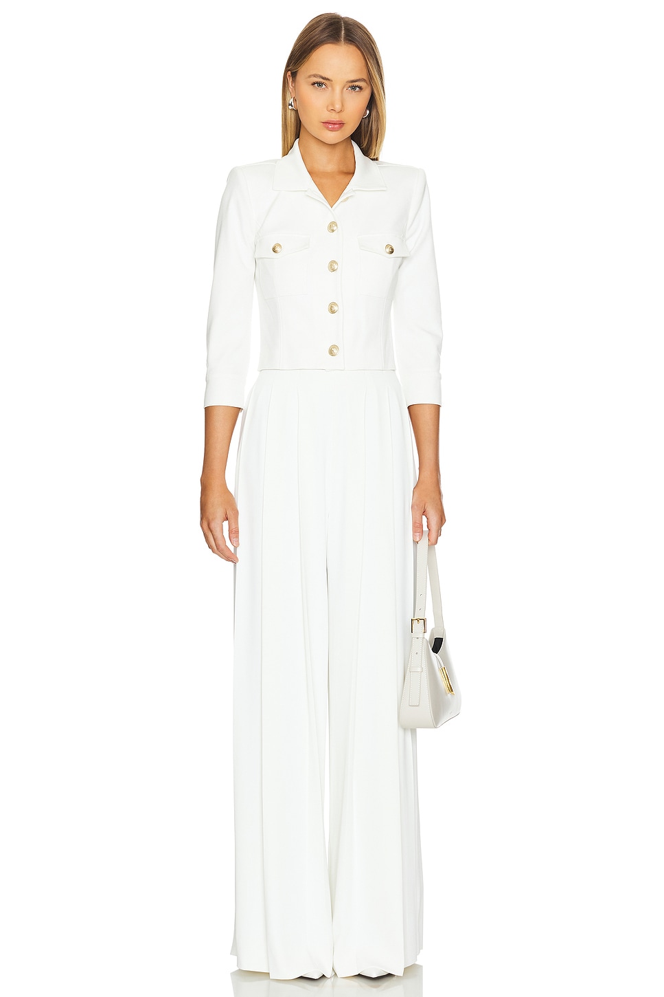 Kumi Cropped Fitted Jacket - Thumbnail 4