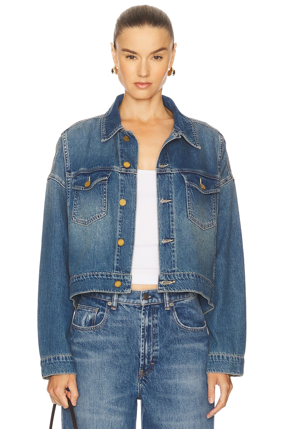 Vianney Hi-lo Crop Jacket