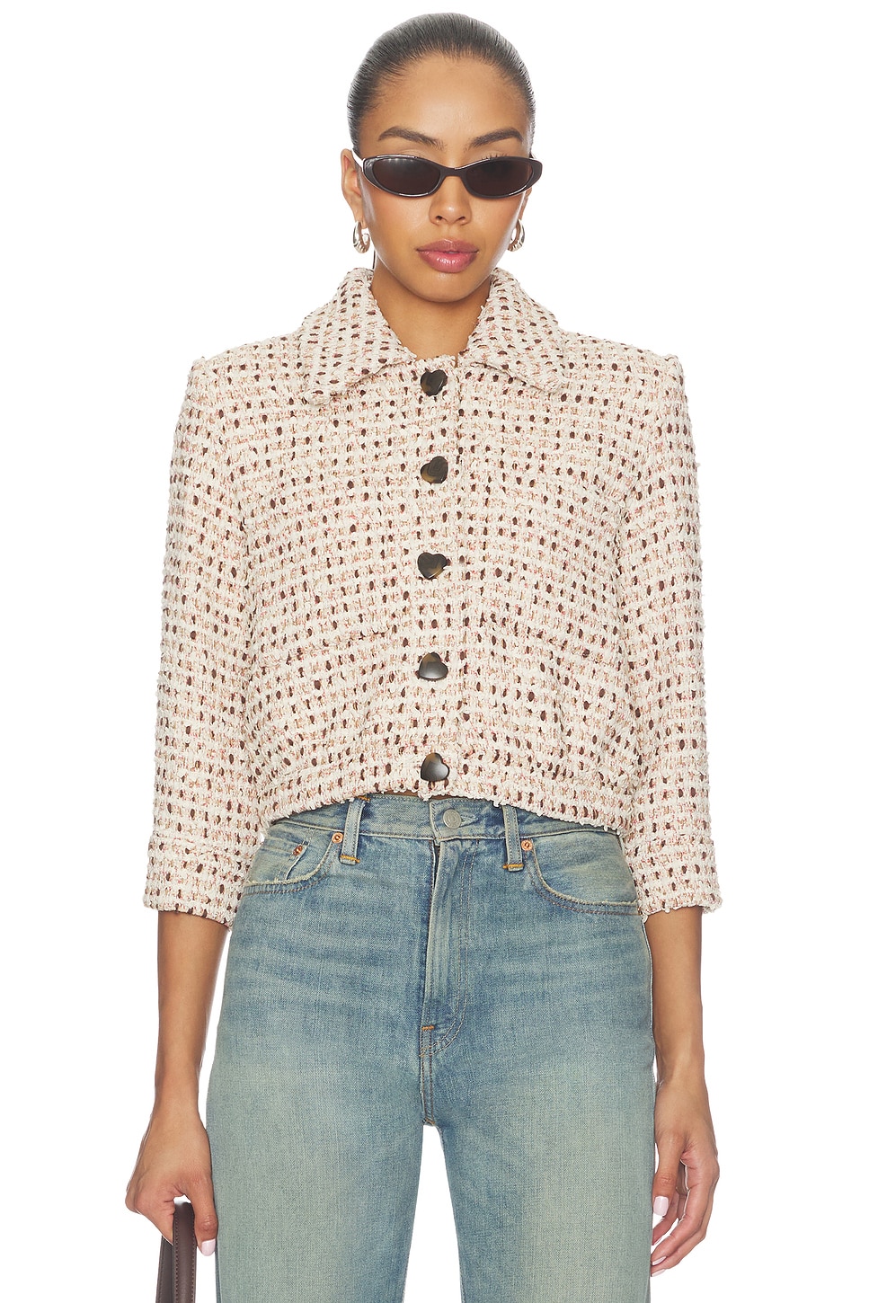 Jia Crop 3/4 Sleeve Jacket