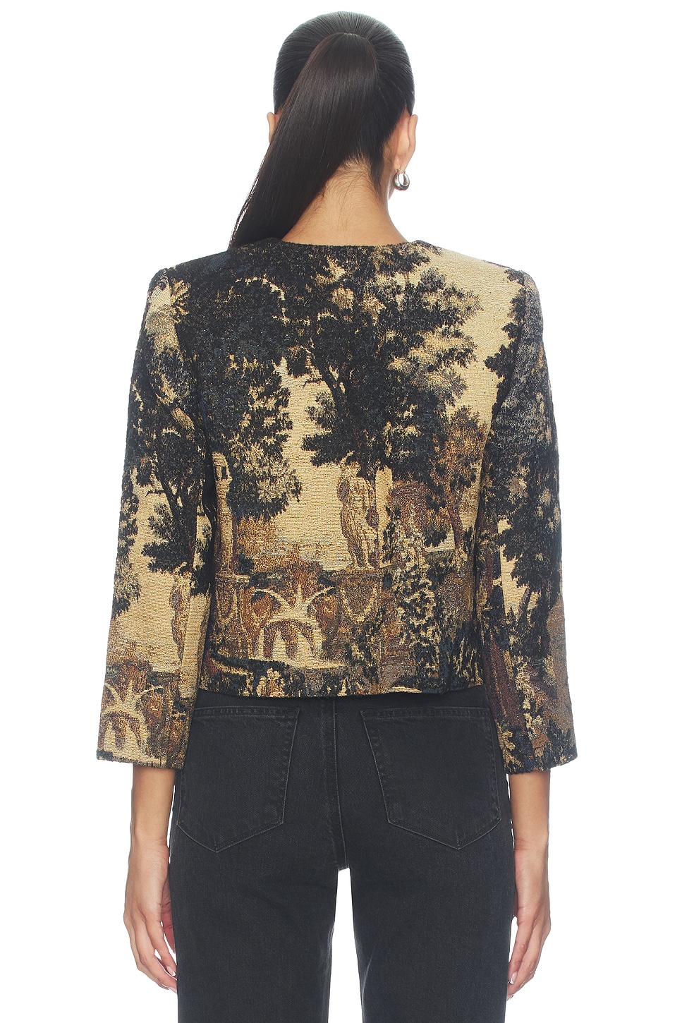 L'AGENCE Lian Collarless Jacket