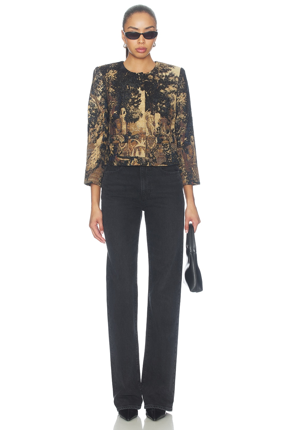 L'AGENCE Lian Collarless Jacket