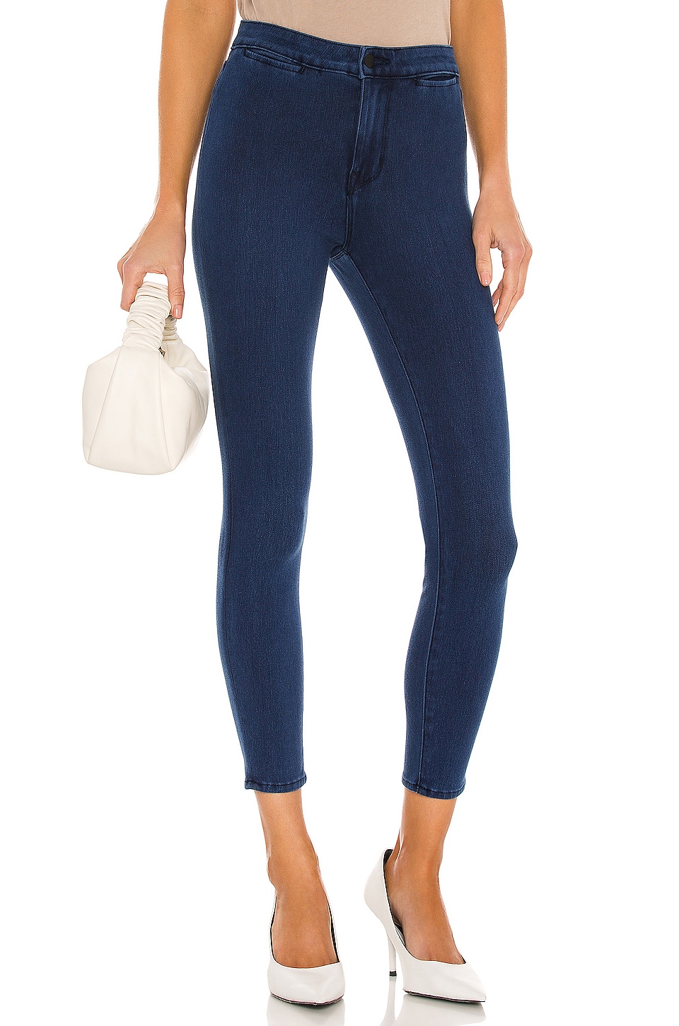 L'AGENCE Luxe Lounge Yasmeen High Rise Skinny Legging in River Blue ...